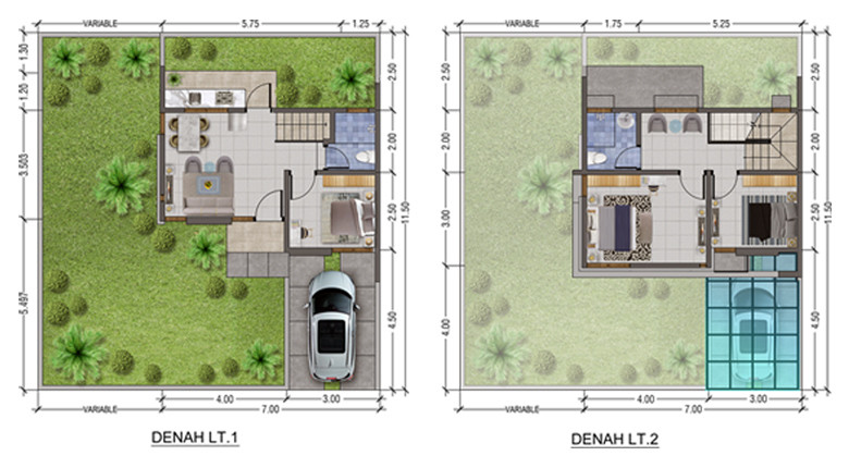 Floor Plan Amara Sudut Albasia Phase 2