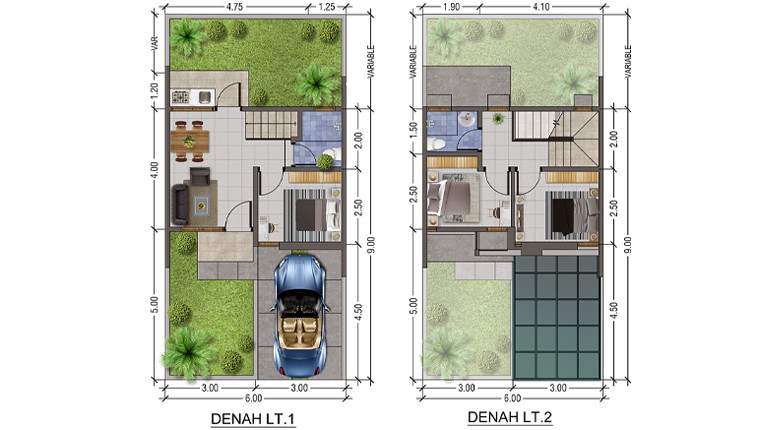 Floor Plan Oliver Standard Albasia Phase 2