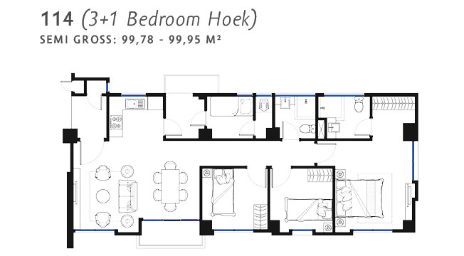 114 3+1BR Hoek