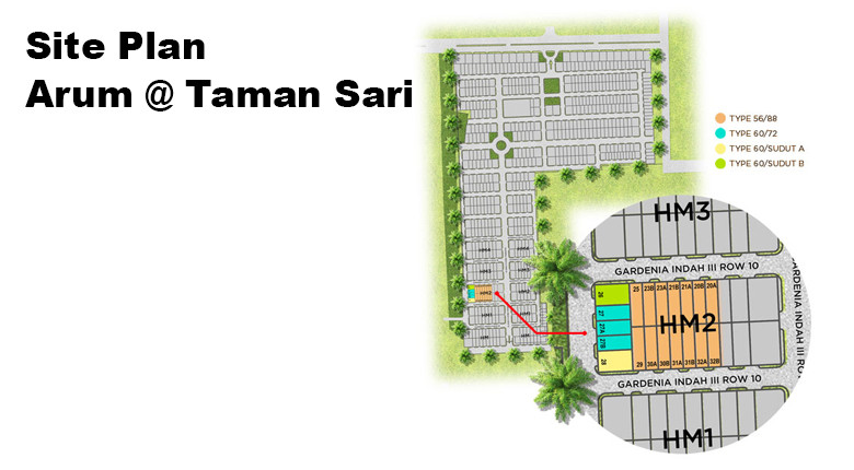 Site Plan Arum @ Taman Sari