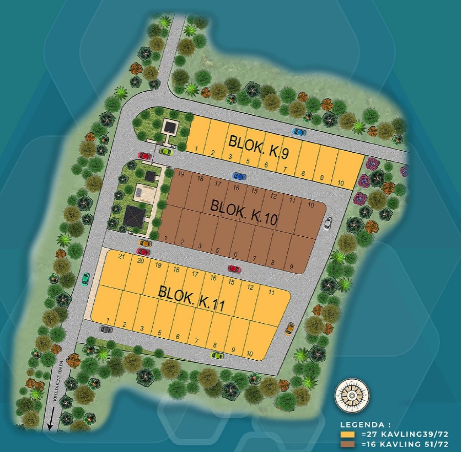 Site Plan Surya Aryana Karawaci