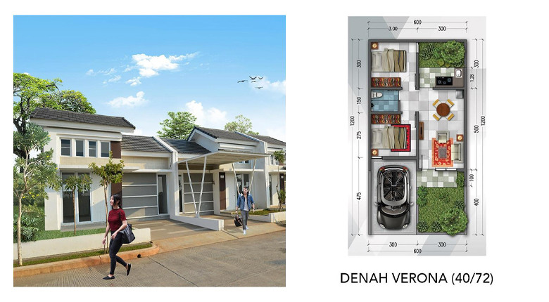 Victoria Green Residence Tipe Verona